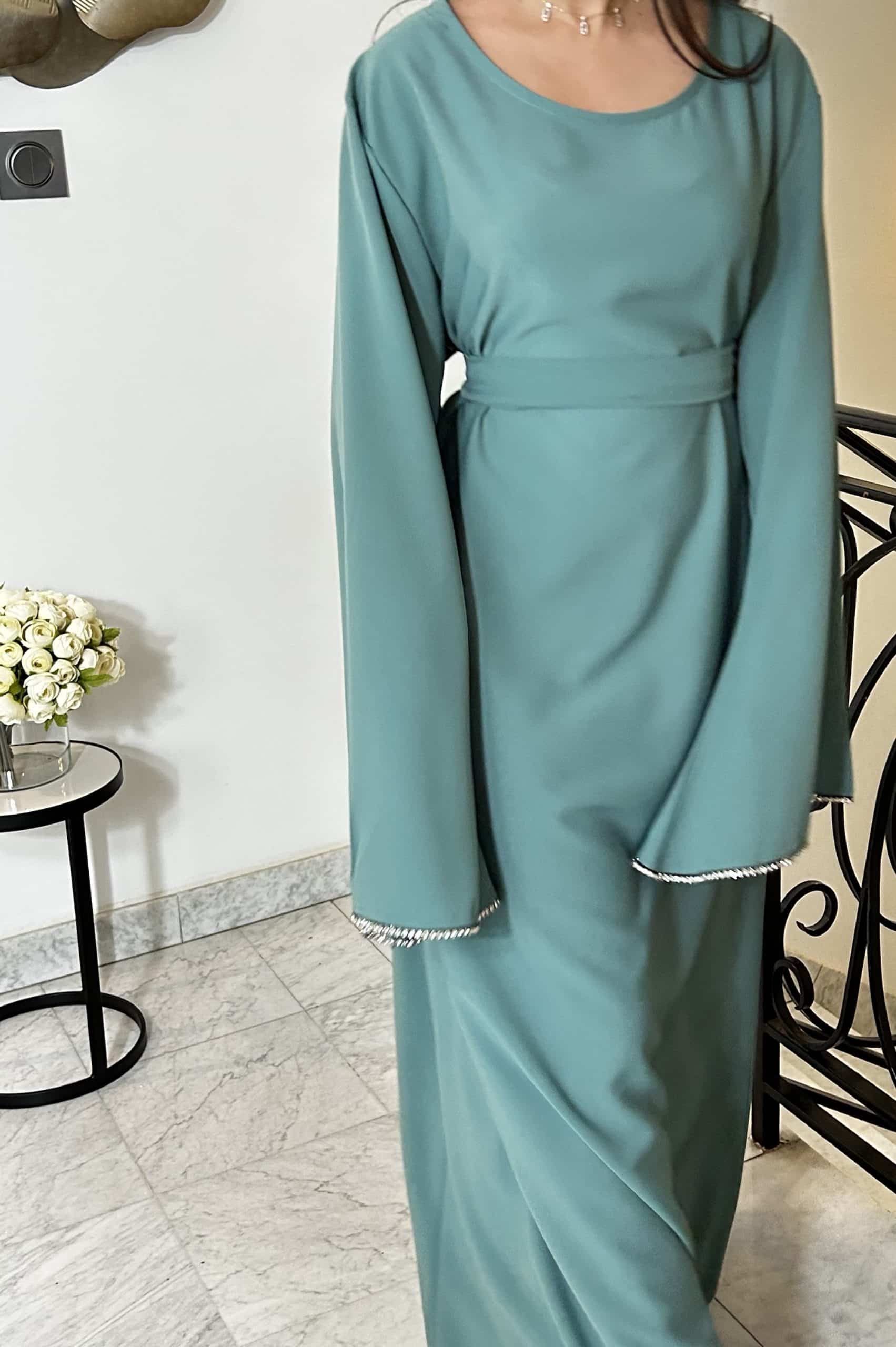 Abaya cintrée [PASTEL]
