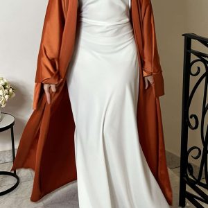 Kimono satin [ORANGE]