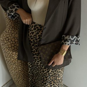 Jupe léopard