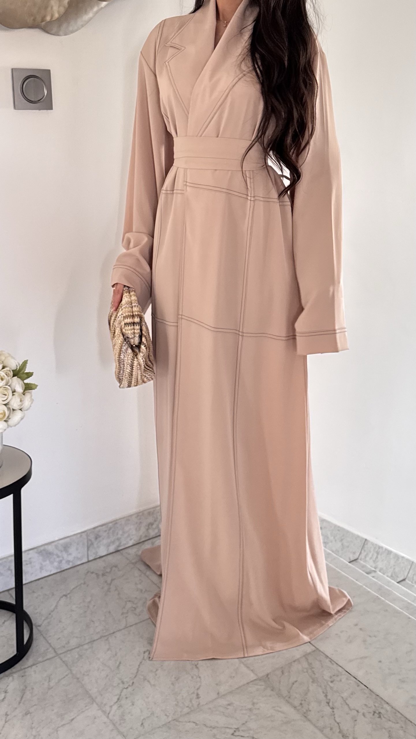 Kimono surpiqûres [BEIGE]
