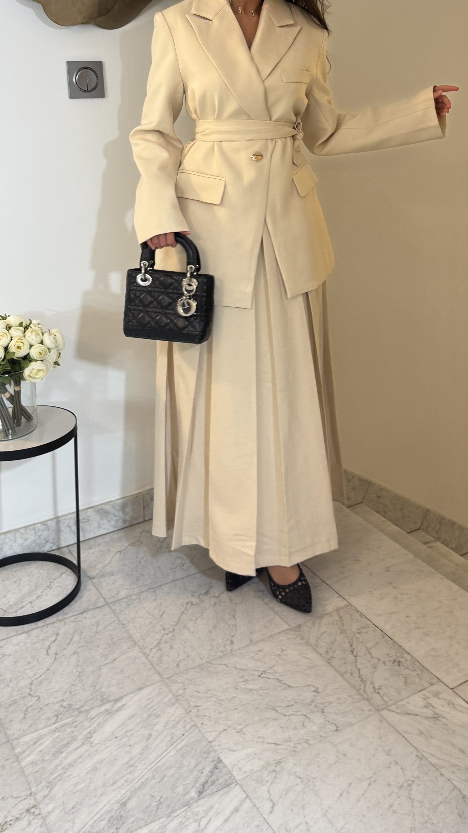 Jupe longue premium [BEIGE]