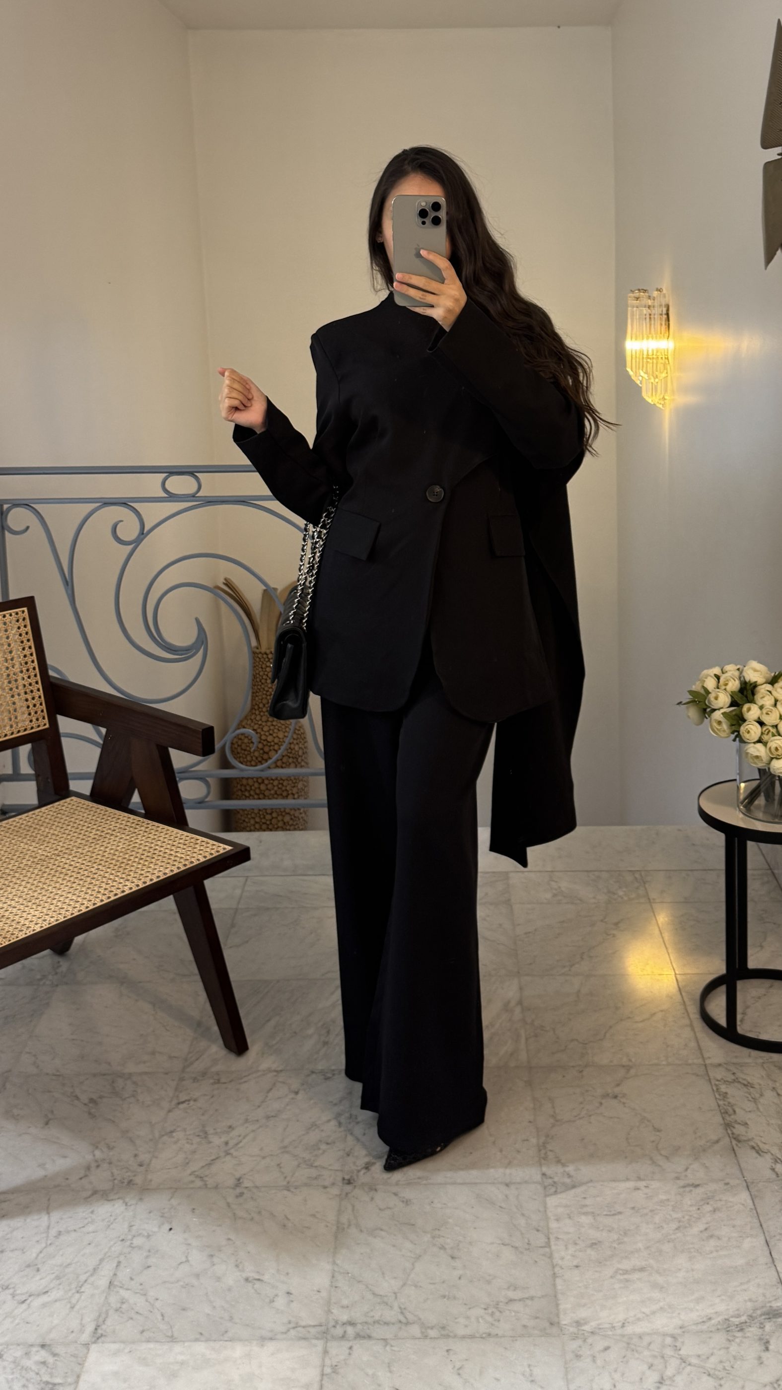 Enesmble blazer cape [NOIR]