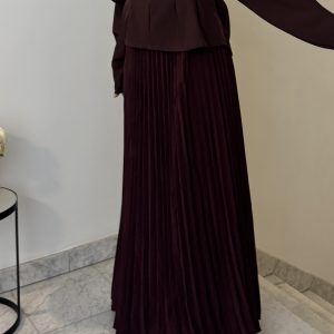 Haut lacets au dos [BORDEAUX]