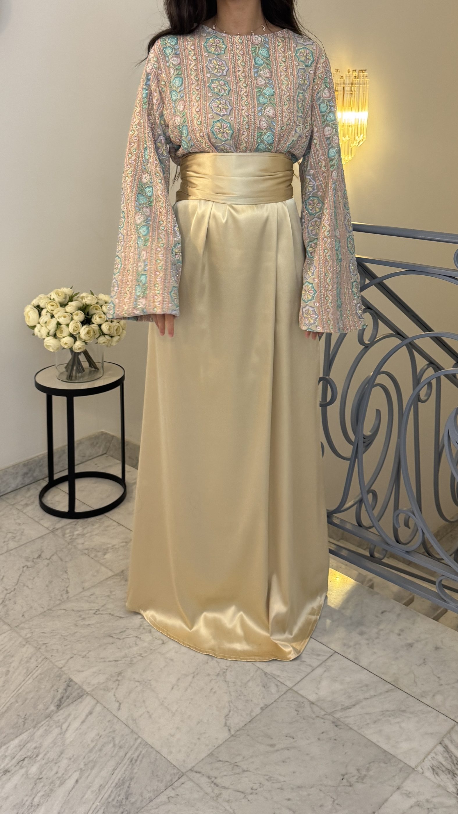 CRÉATION - Robe style caftan [BEIGE]