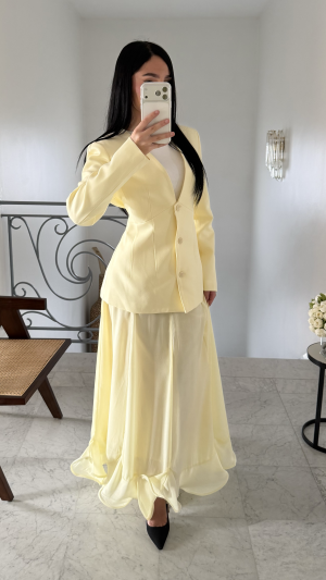 Blazer cintré [JAUNE]