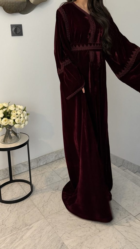 Caftan velours  [BORDEAUX]