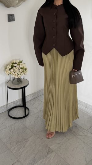 Blazer cintré [CHOCOLAT]