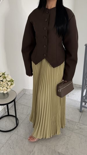 Blazer cintré [CHOCOLAT]