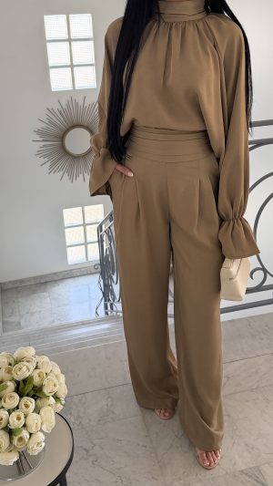 Ensemble drapée [TAUPE]