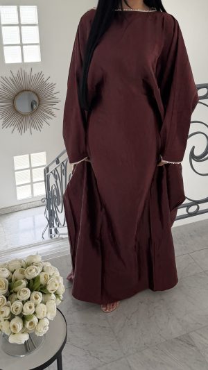 Abaya faracha [BORDEAUX]
