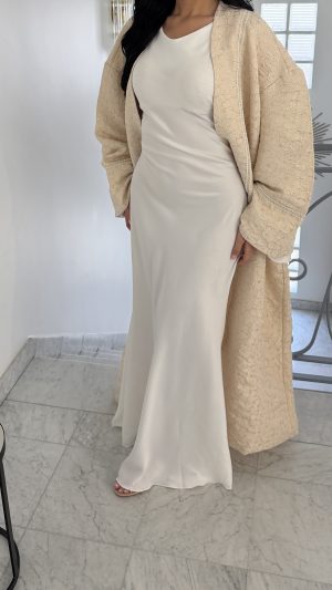 Kimono en brocard [BEIGE]