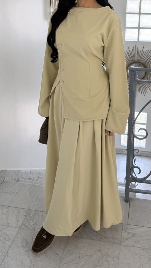 Haut à lacets au dos [VERT]