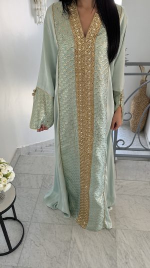 Abaya khaleji oversize [VERT D'EAU]