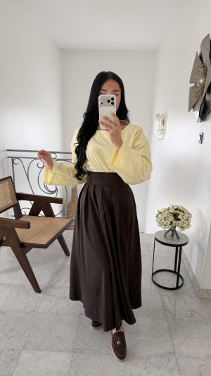 تنورة ترابيز [BROWN]