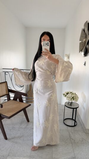 Robe florale [BEIGE]