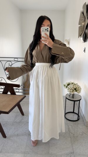 Jupe oversize [BLANCHE]