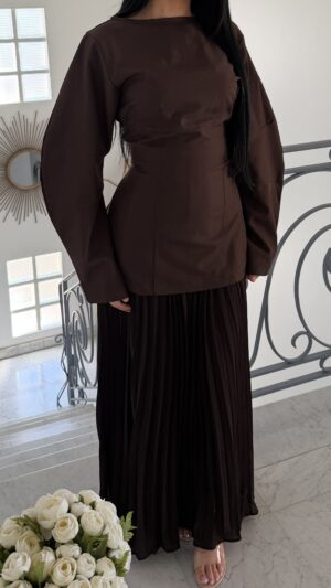 Ensemble manches ballon [MARRON]