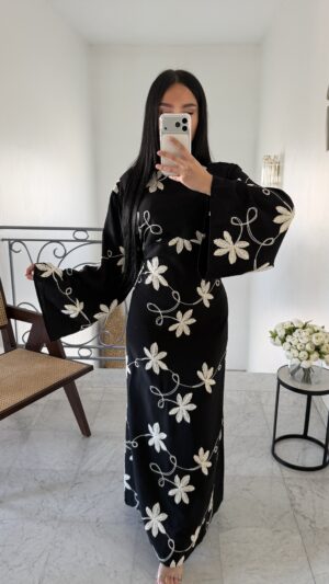Robe florale [NOIR]