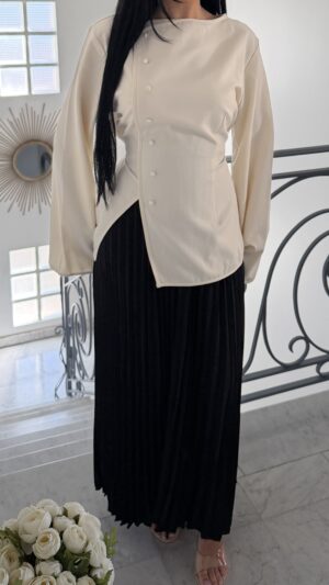 Haut à lacets au dos [ECRUE]