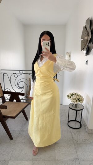 Robe sans manches [JAUNE]