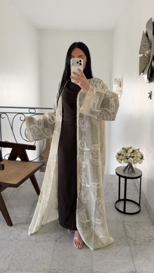 Kimono en lin [BEIGE]