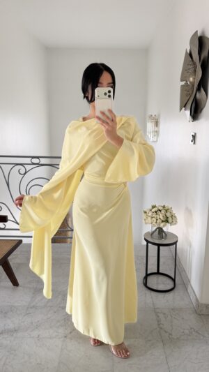 Robe longue bijoux [JAUNE]