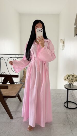 Robe longue cintrée [ROSE]