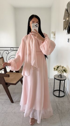 Ensemble en oraganza évasée doublée [ROSE]