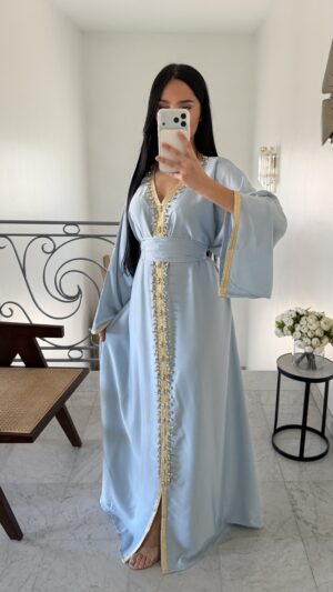 Caftan perlé [BLEU]