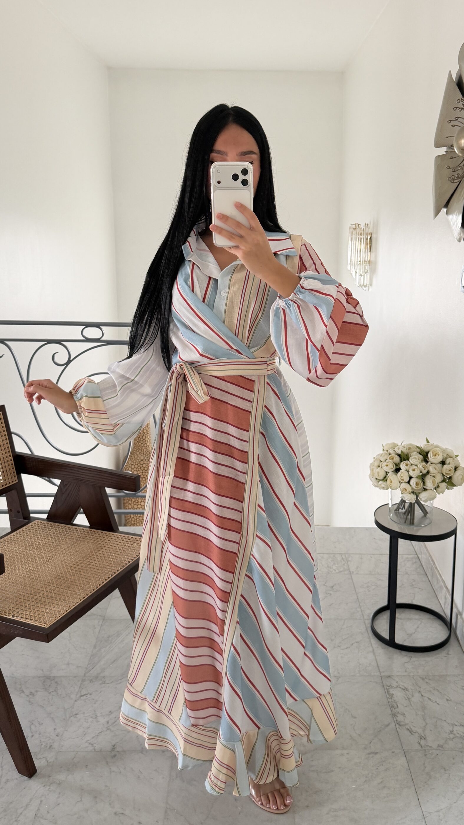 Robe longue portefeuille – Image 3