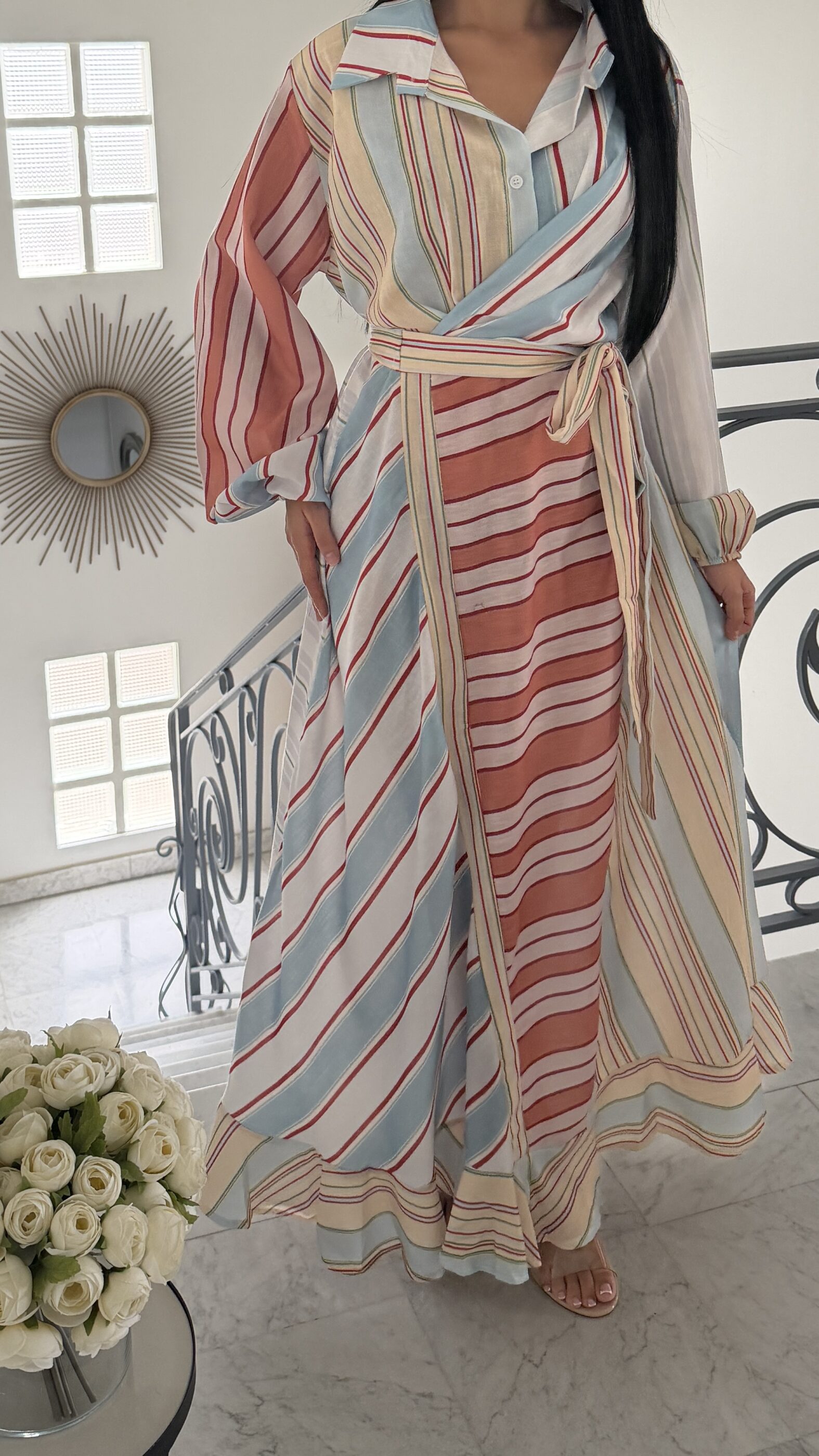 Robe longue portefeuille – Image 7