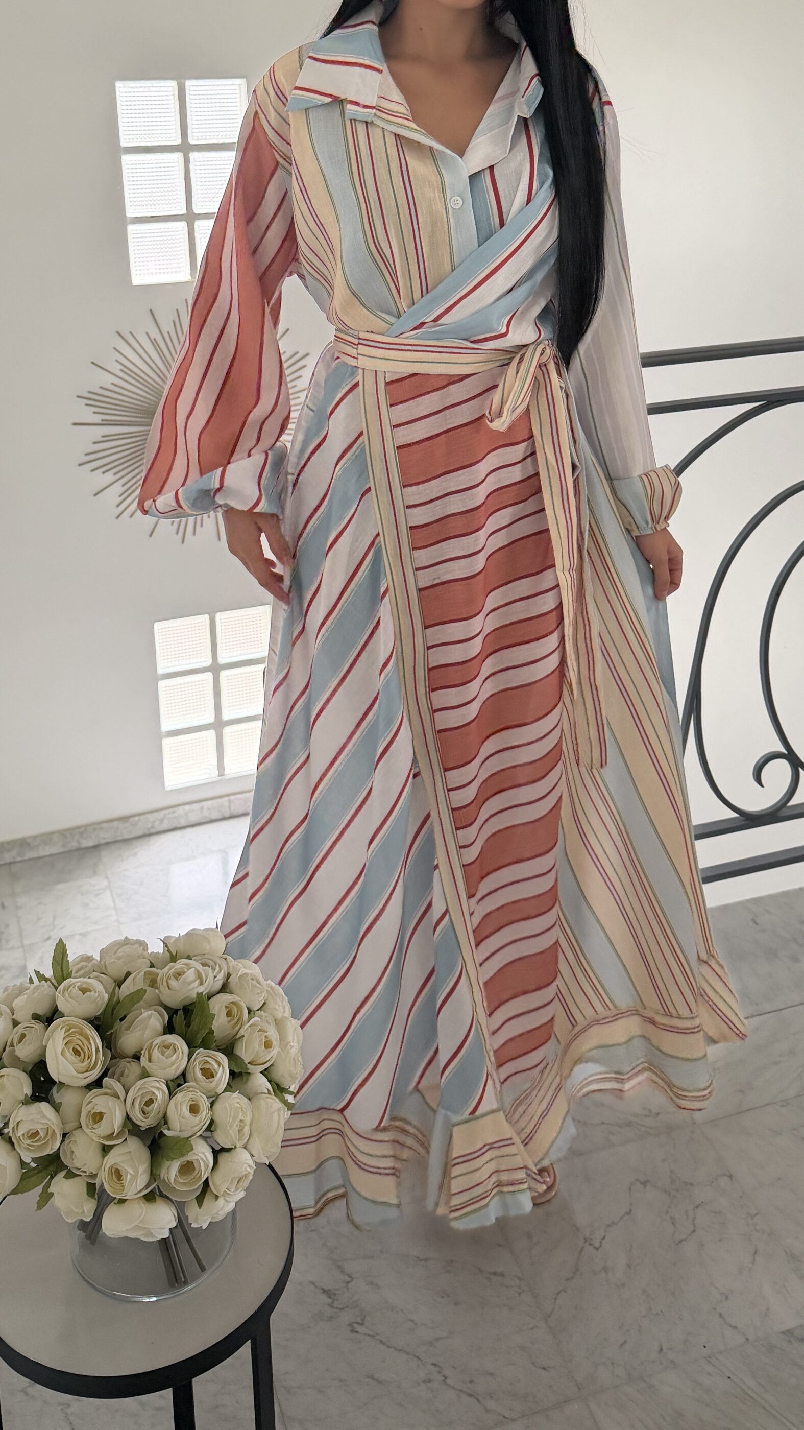 Robe longue portefeuille – Image 8