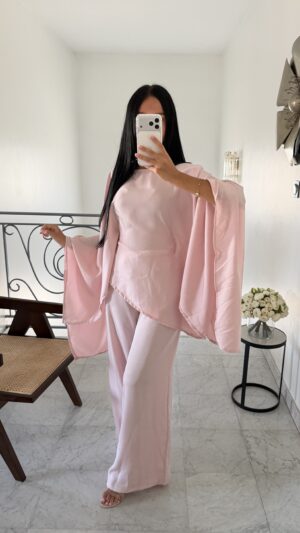 Ensemble effet cape lacets [ROSE]